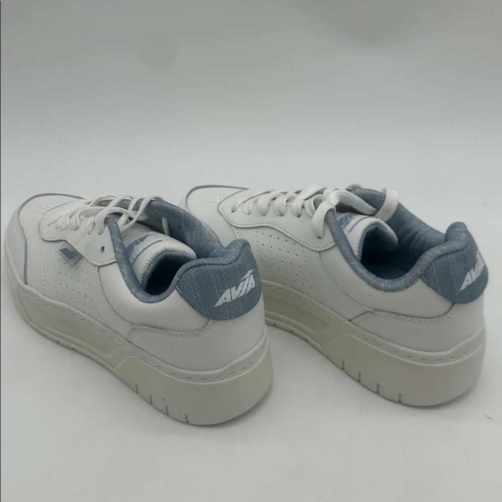 Avia Platform Court Classic Sneakers Women's 6.0 White Lace Up